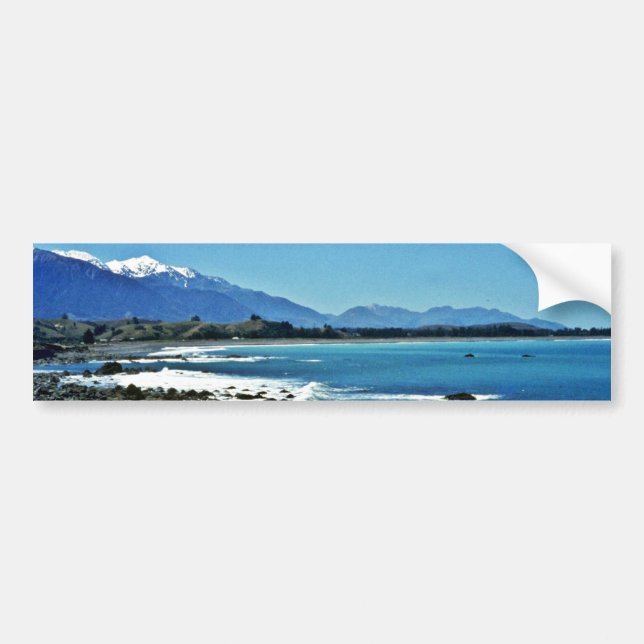 Kaikoura Range, South Island Bumper Sticker (Front)