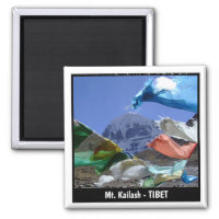 Kailash, Holy mountain, Tibet - Himalayas Magnet