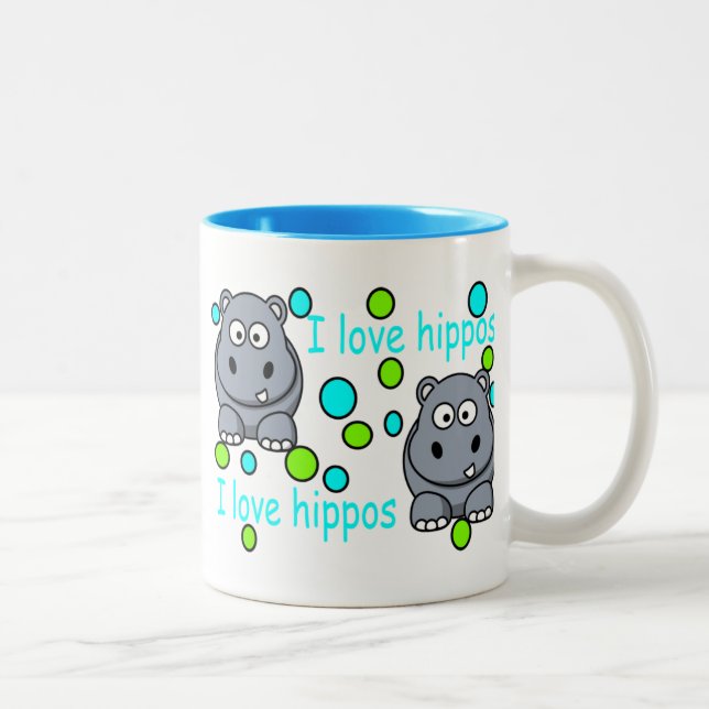 kaili-s-awesome-hippo-hi Two-Tone coffee mug (Right)