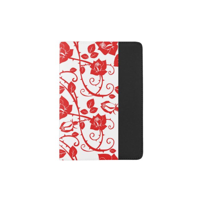 Kailin Gow's Go Girl Red Rose Passport Holder (Front)