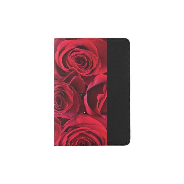 Kailin Gow's Go Girl Red Roses Passport Holder (Front)