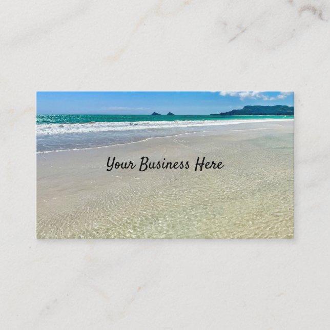 Kailua Beach Business Card (Front)