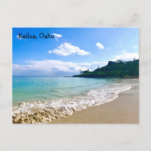 Kailua Beach Oahu  Postcard