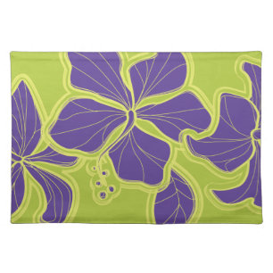Kailua Hibiscus Hawaiian Dinner Placemats