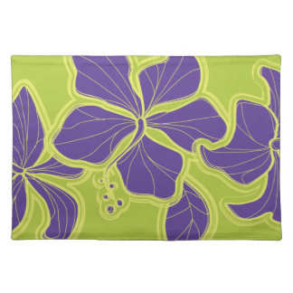 Kailua Hibiscus Hawaiian Dinner Placemats