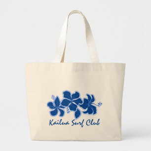 Kailua Hibiscus Surf Club Beach Bag
