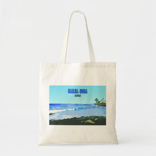 Kailua Kona Big Island Hawaii Vintage Tote Bag