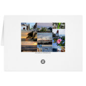 Kailua Kona Hawaii Collage Card (Back Horizontal)