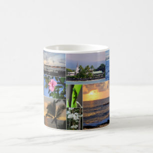 Kailua Kona Hawaii Collage Mug
