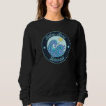 Kailua Kona Hi Hawaii Souvenir Nautical Surfer Gra Sweatshirt