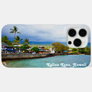 Kailua Kona Pier Hawaii Oil Paint Digital Art iPhone 16 Pro Max Case