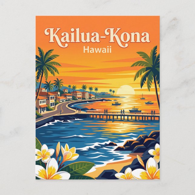 Kailua-Kona USA Postcard (Front)