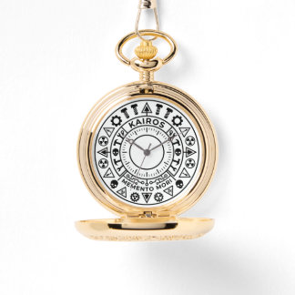 KAIROS Memento Mori Industrial Emblem Pocket watch