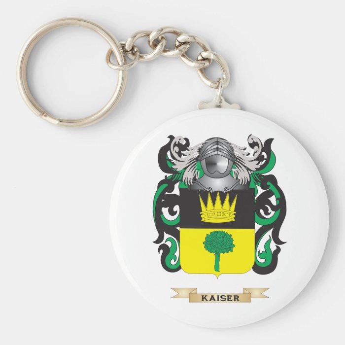 Kaiser Coat of Arms (Family Crest) Keychain