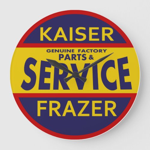 Kaiser Frazer Service vintage sign clock