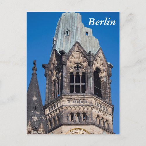 Kaiser Wilhelm Gedachtnis Kirche Berlin Postcard