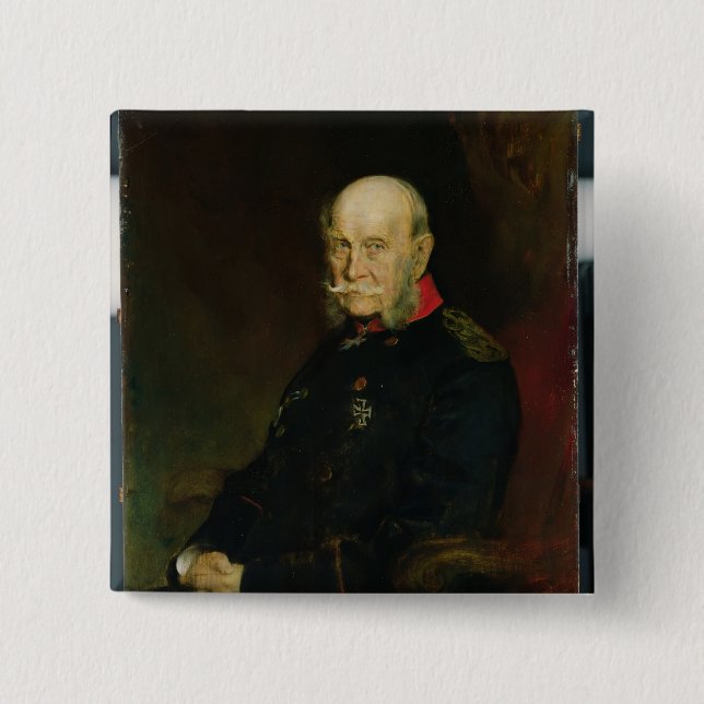 Kaiser Wilhelm I , 1888 Button (Front)