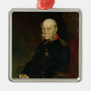 Kaiser Wilhelm I , 1888 Metal Ornament