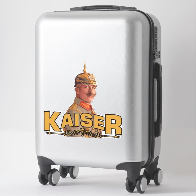Kaiser Wilhelm II, Emperor of Germany Sticker (Suitcase)