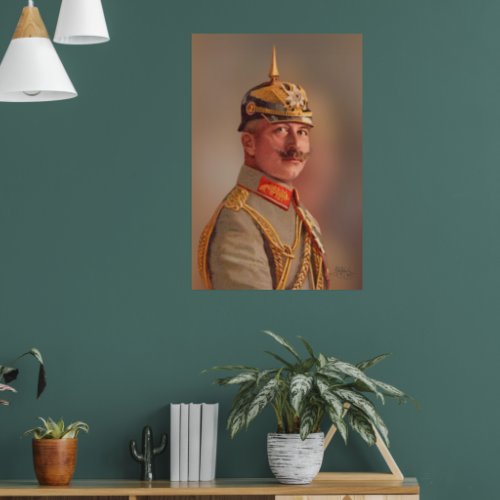 Kaiser Wilhelm II Emperor of Germany wsignature Poster