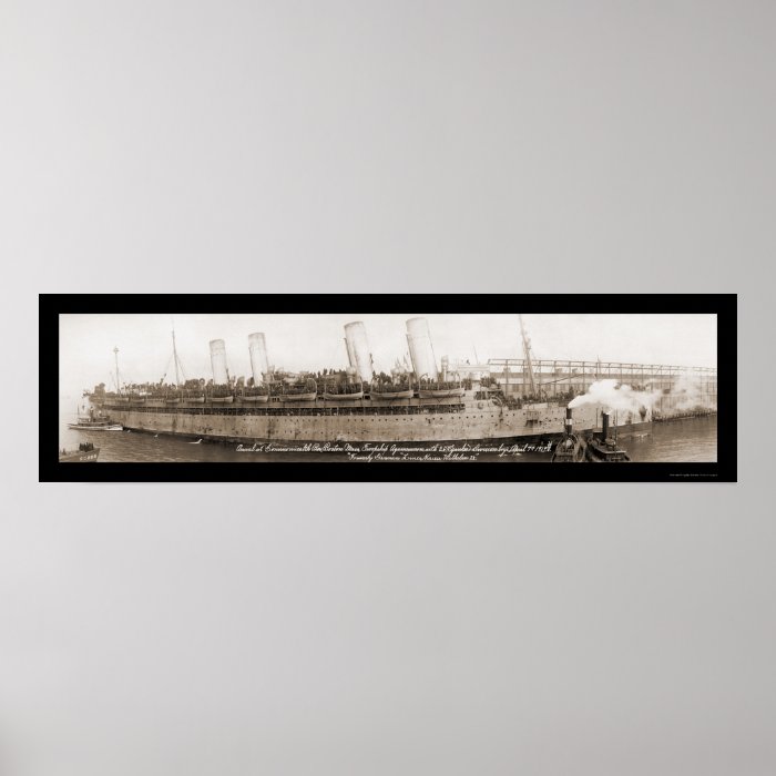 Kaiser Wilhelm Ship Photo 1919 Posters