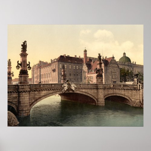 Kaiser Wilhelms Bridge Berlin archival print