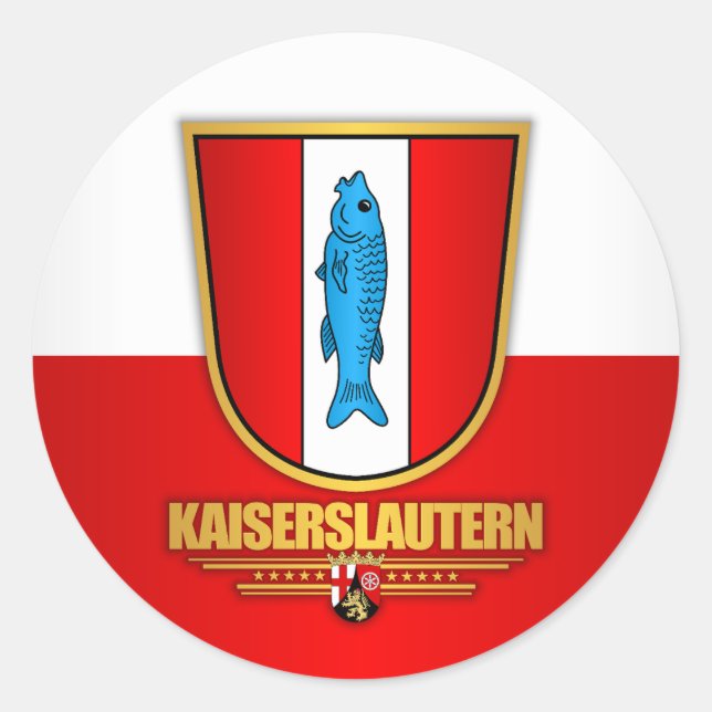 Kaiserslautern Classic Round Sticker (Front)