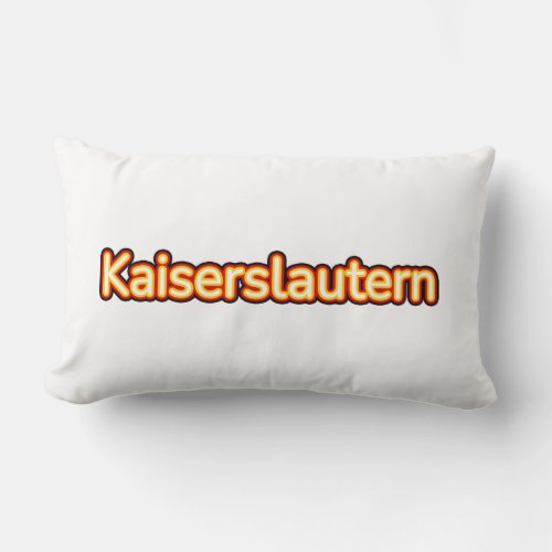 Kaiserslautern Deutschland_Germany Lumbar Pillow
