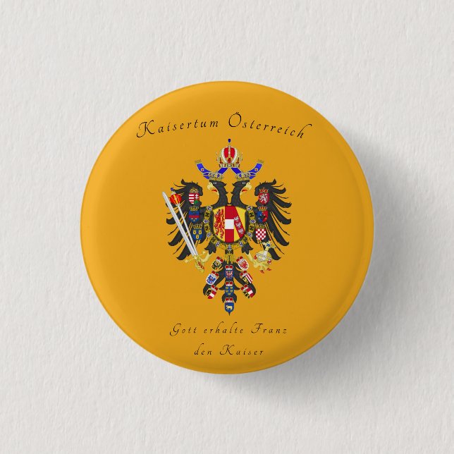 Kaiserthum Oesterreich Button (Front)