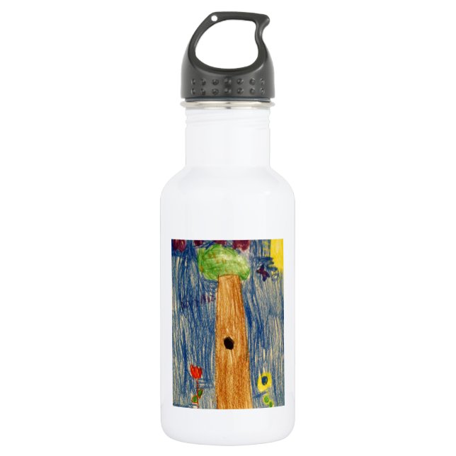 Kaitlyn Art1583a1 Tree The MUSEUM Zazzle Stainless Steel Water Bottle (Front)