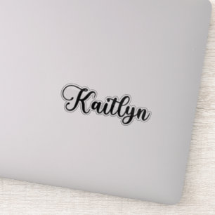 Kaitlyn Name - Handwritten Calligraphy Sticker