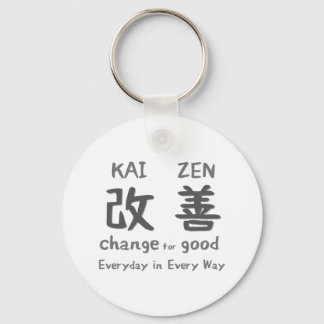 Kaizen - Change for Good - Everyday in Every Way Keychain