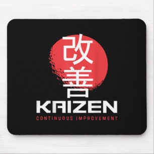 Kaizen Continuous Improvement Kai Zen Japanese Mot Mouse Pad