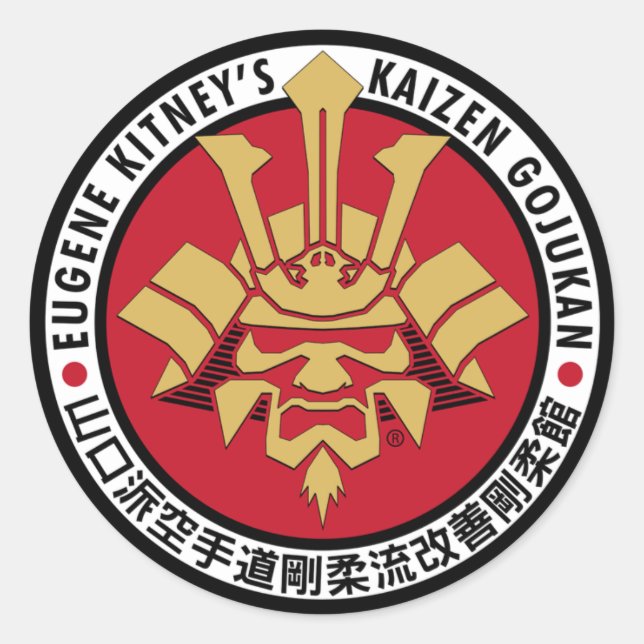 Kaizen Gojukan - Large Logo Classic Round Sticker (Front)