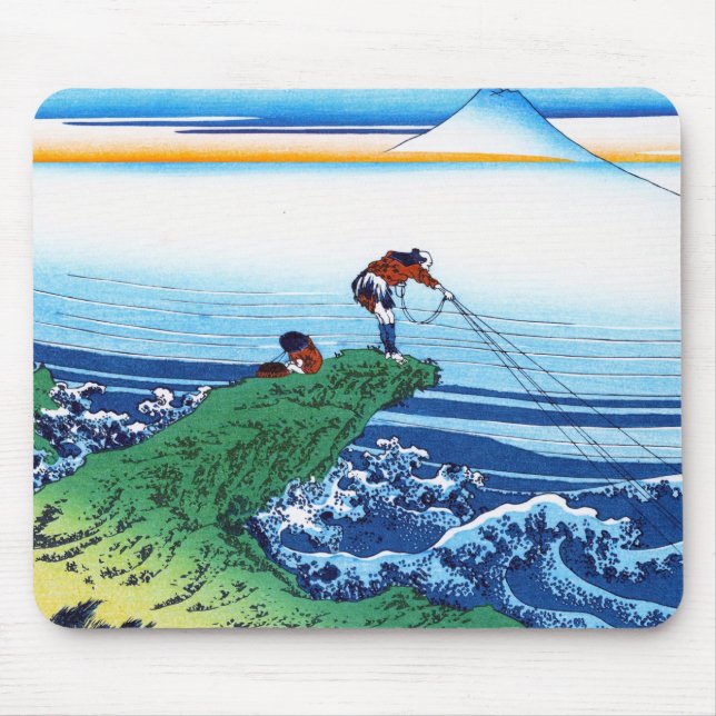 Kajikazawa in Kai province Hokusai Katsushika Mouse Pad (Front)