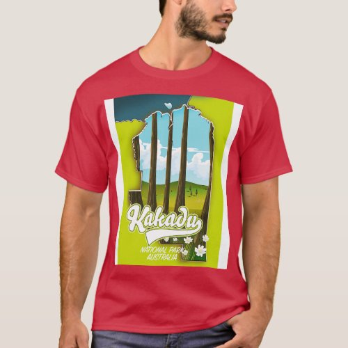 Kakadu national park Australia map T_Shirt