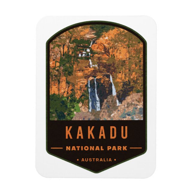 Kakadu National Park Badge Magnet (Vertical)
