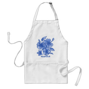 Kakahiaka Hibiscus Hawaiian Chef's Apron