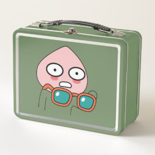 Kakao Emoticons - Charming Apeach Edition Metal Lunch Box