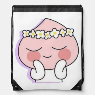Kakao Friends Apeach Drawstring Bag
