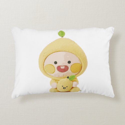 KaKao Friends - Harvest Friends Apeache Accent Pillow