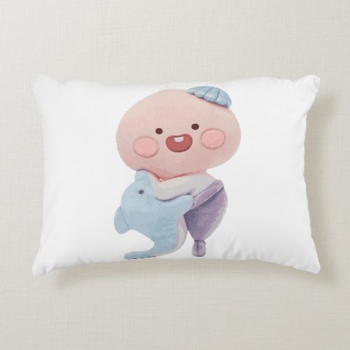 KaKao Friends - Mermaid Apeach Accent Pillow