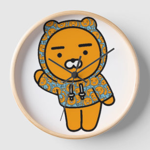 Kakao Friends Ryan Loves Himself Clock