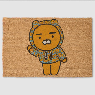 Kakao Friends Ryan Loves Himself Fiber Doormat