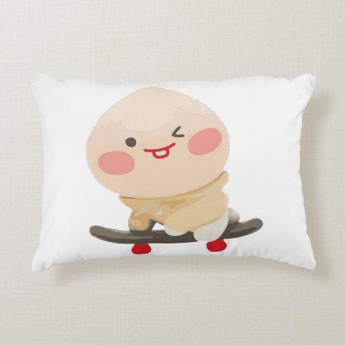 KaKao Friends - Skateboarder Apeach Accent Pillow