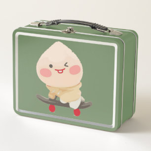 KaKao Friends - Skateboarder Apeach Metal Lunch Box