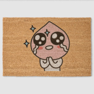 KakaoTalk Friends Apeach (Happy in Tears) Fiber Doormat