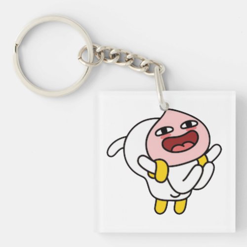 KakaoTalk Friends Apeach & Muzi (Back to Back) Keychain