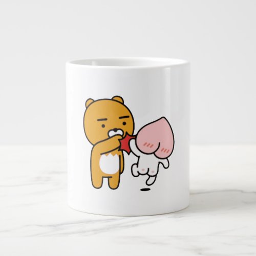 KakaoTalk Friends Apeach & Ryan Giant Coffee Mug