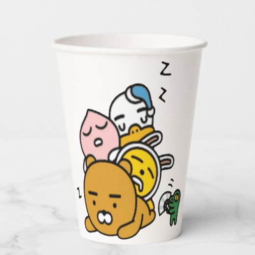 Kakaotalk Friends (Zzzz) Paper Cups